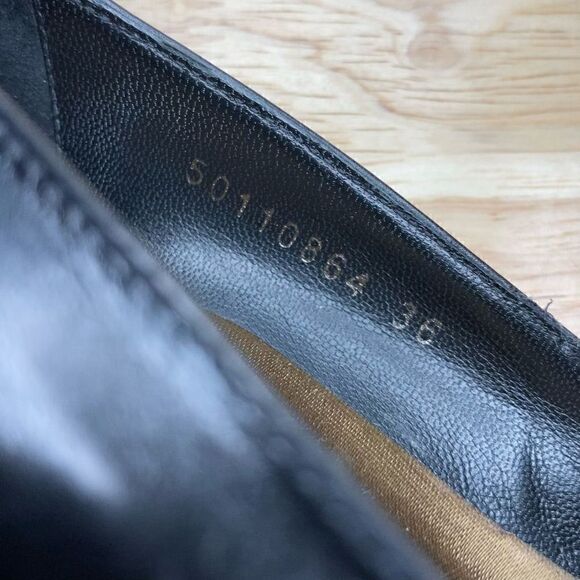 Hugo Boss, Mixed Media Patchwork Pumps Suede, Patent & Smooth Leather Women’s 36 - Picture 3 of 12